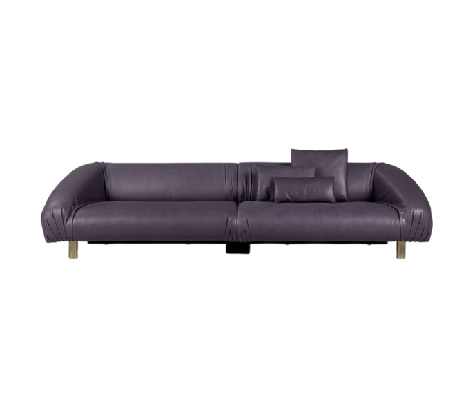 Fold Leather Sofa by Vincenzo De Cotiis for Baxter | Casa Design Group