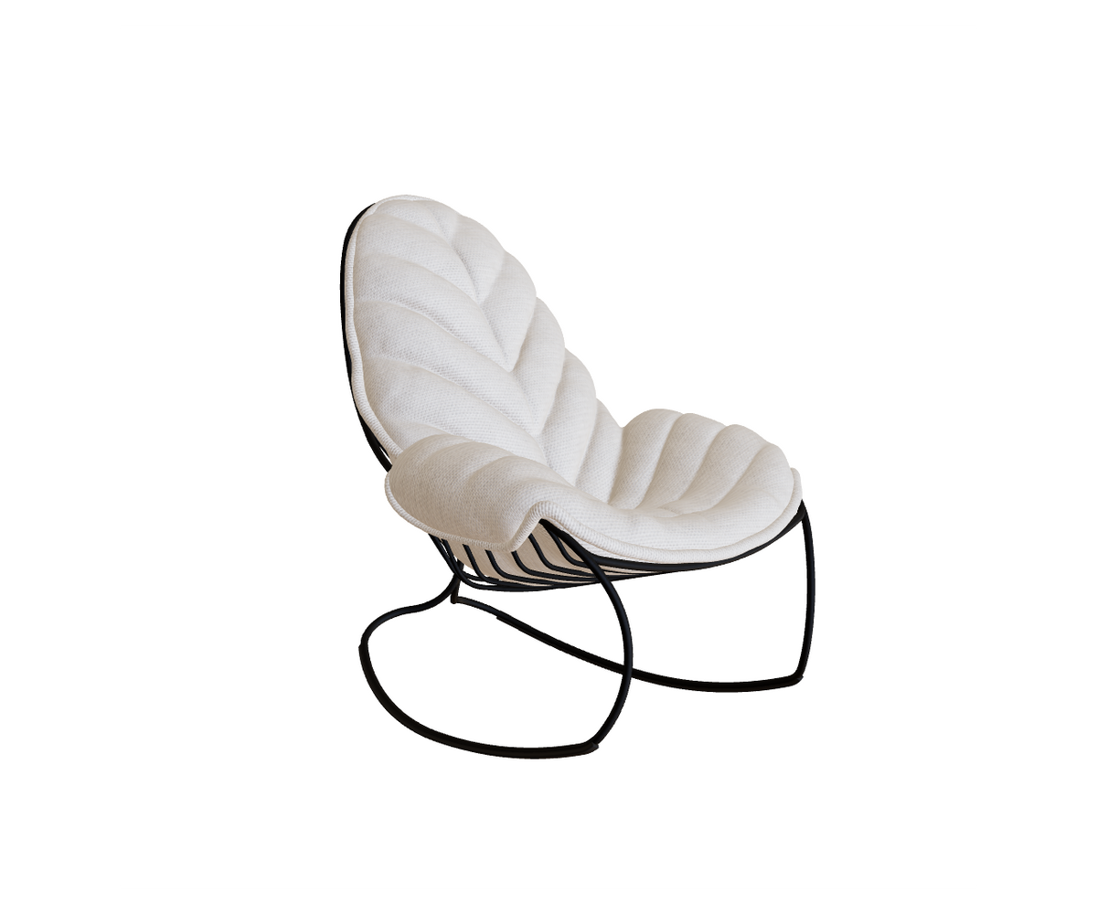 High End Folia Rocking Chair by Royal Botania Casa Design Group