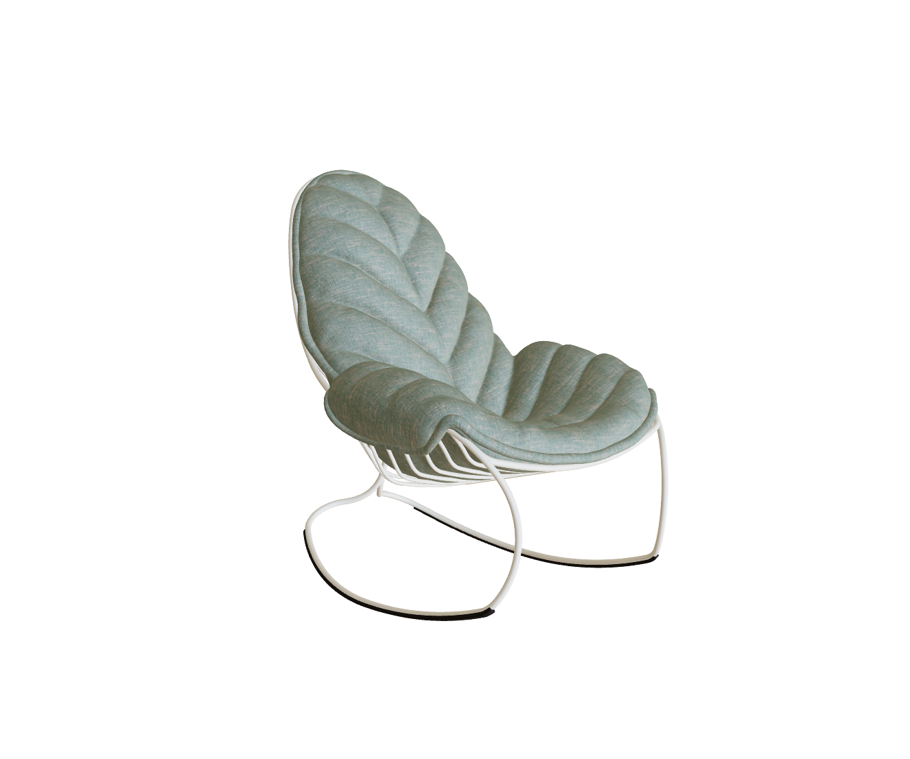 Elegant and Comfortable Folia Outdoor Rocking Chair by Royal Botania Casa Design Group