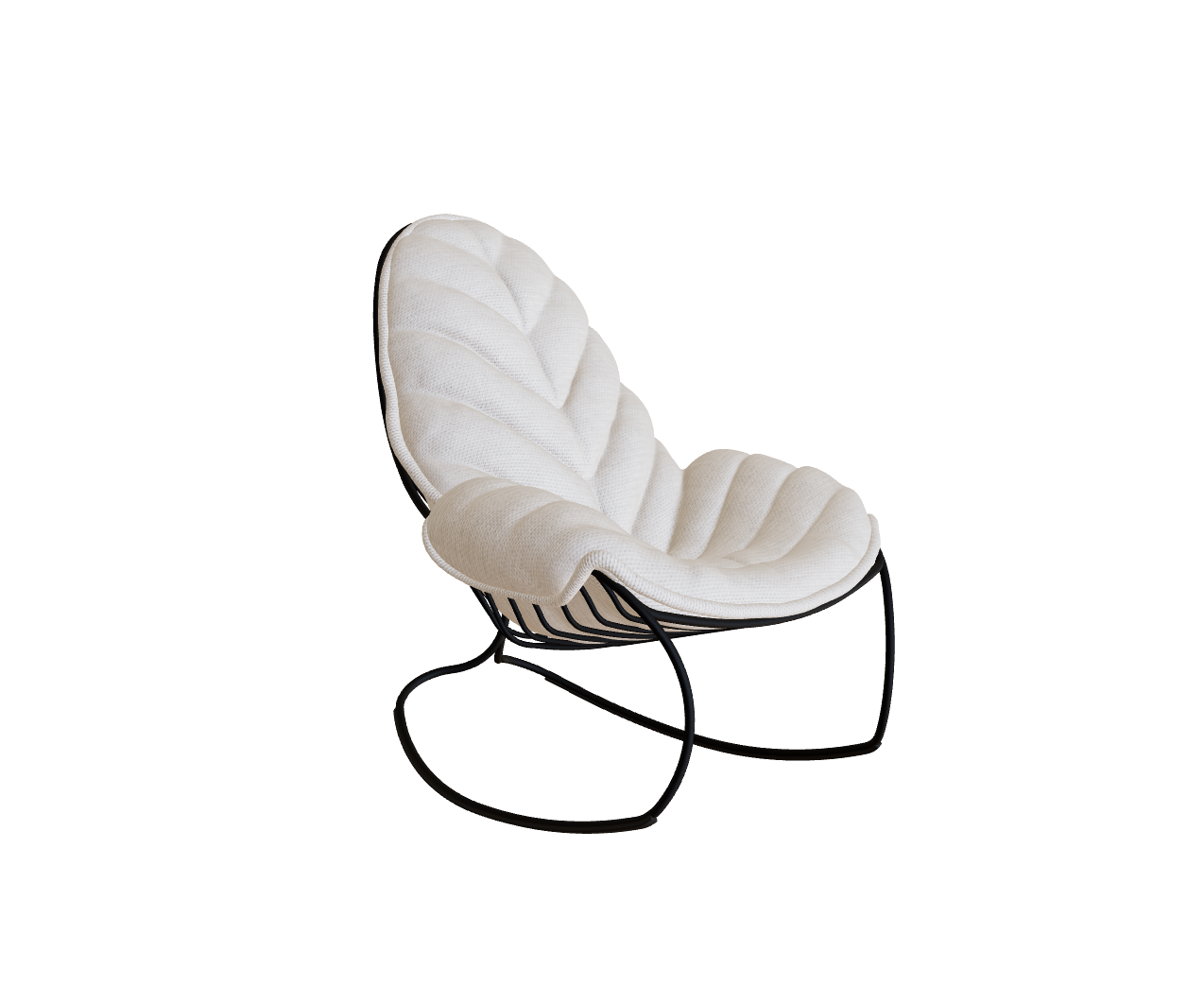 Elegant and Comfortable Folia Outdoor Rocking Chair by Royal Botania Casa Design Group