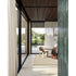 Contemporary Fosca dining chair by Frigerio with sculptural upholstered design