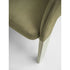Contemporary Fosca dining chair by Frigerio with sculptural upholstered design