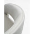 Contemporary Fosca dining chair by Frigerio with sculptural upholstered design