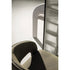 Contemporary Fosca dining chair by Frigerio with sculptural upholstered design