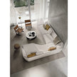 Foster Low Sectional Sofa by Frigerio featuring modular design, geometric lines, and premium upholstery | Casa Design Group