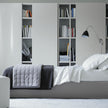 Fox Contemporary Upholstered Bed by Andrea Parisio for Meridiani | Casa Design Group