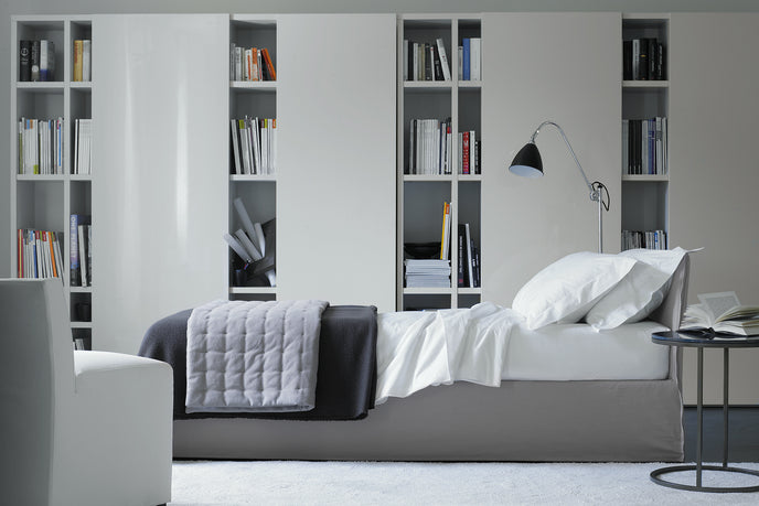 Fox Contemporary Upholstered Bed by Andrea Parisio for Meridiani | Casa Design Group