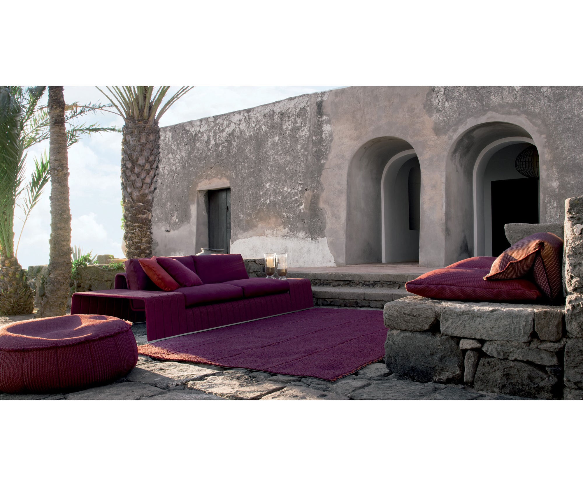 Modular Luxury Frame Outdoor Sofa by Paola Lenti Casa Design Group