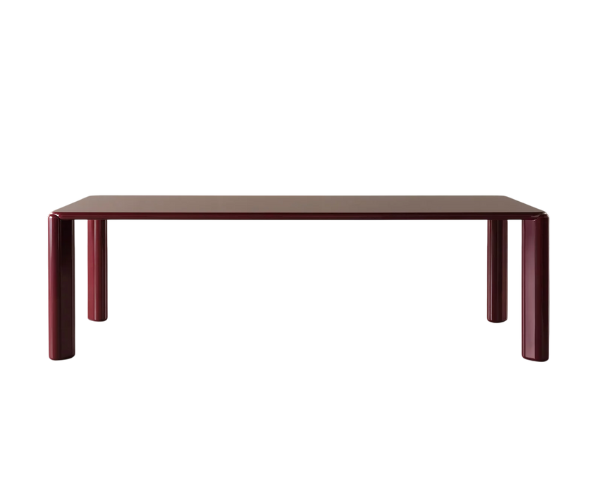 Frank Dining Table by Meridiani with tapered legs and refined contemporary design Casa Design Group