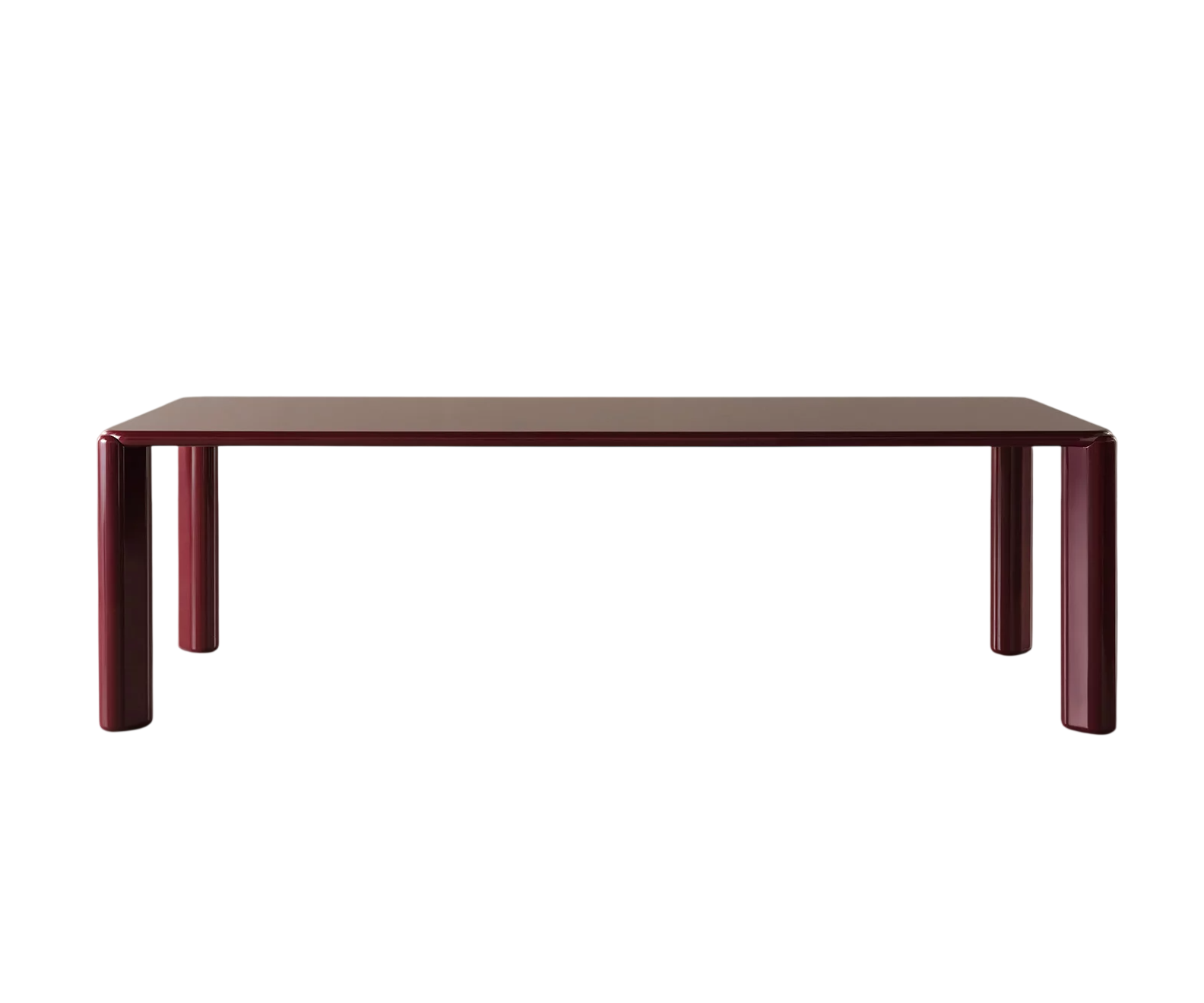 Frank Dining Table by Meridiani with tapered legs and refined contemporary design Casa Design Group