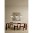 Frank Dining Table by Meridiani with tapered legs and refined contemporary design Casa Design Group