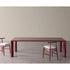 Frank Dining Table by Meridiani with tapered legs and refined contemporary design Casa Design Group