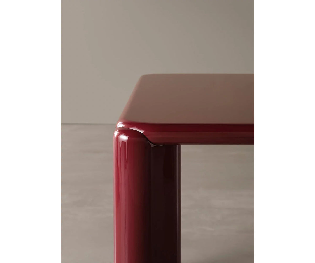 Frank Dining Table by Meridiani with tapered legs and refined contemporary design Casa Design Group