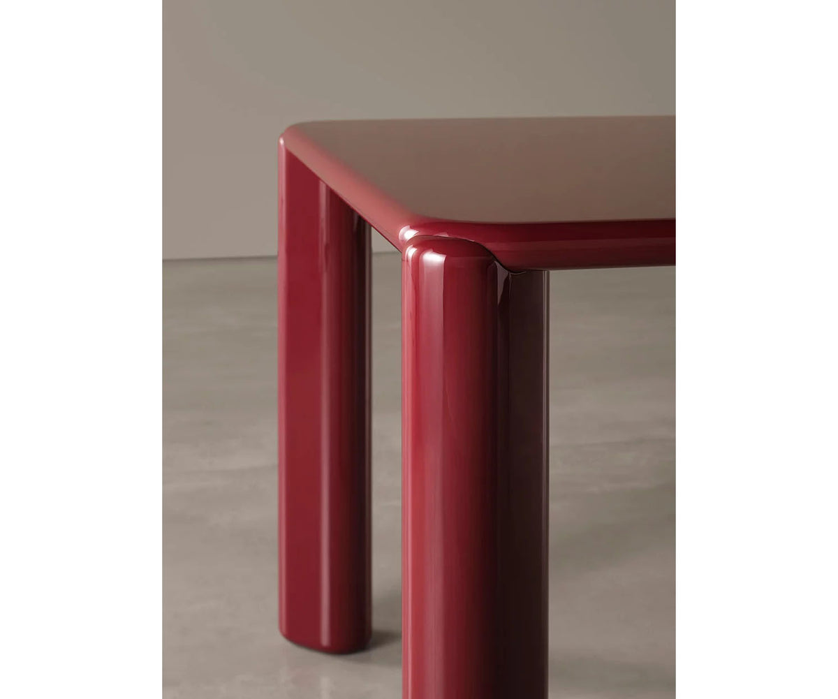 Frank Dining Table by Meridiani with tapered legs and refined contemporary design Casa Design Group