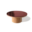 Modern Fresbee Outdoor Coffee Table with Lava Stone Top Casa Design Group