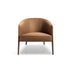 Frigerio Jackie upholstered armchair with solid ashwood legs and tailored fabric or leather upholstery, available at Casa Design Group.