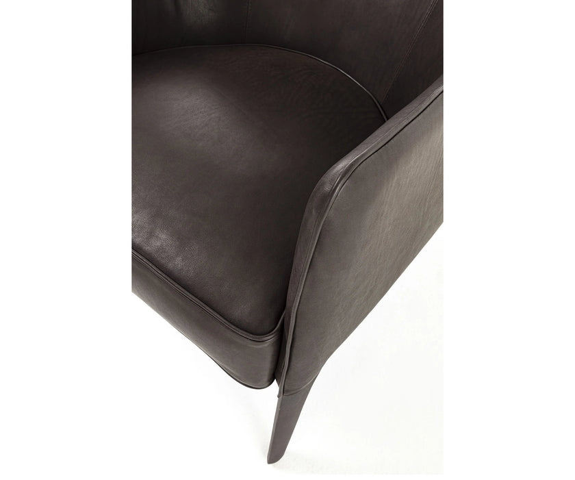 Frigerio Jackie Bergère with solid ashwood legs and premium fabric or leather upholstery at Casa Design Group.