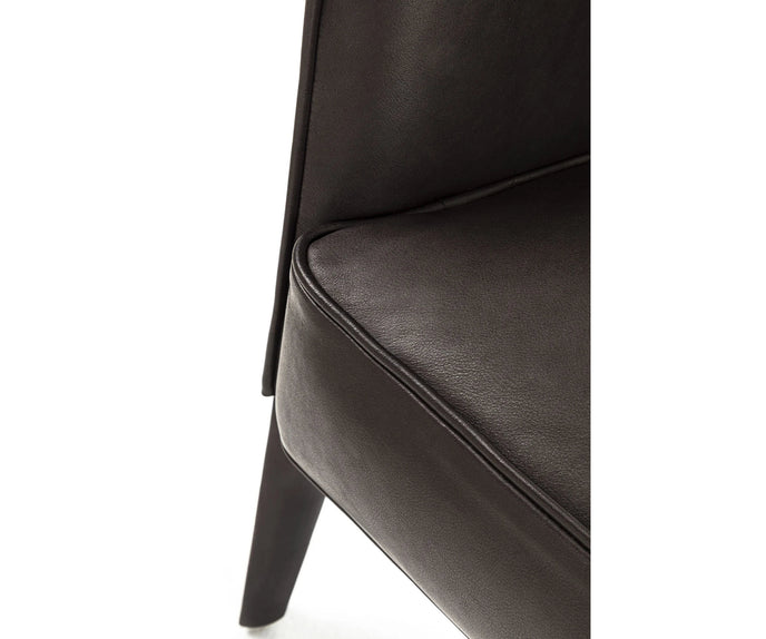 Frigerio Jackie Bergère with solid ashwood legs and premium fabric or leather upholstery at Casa Design Group.