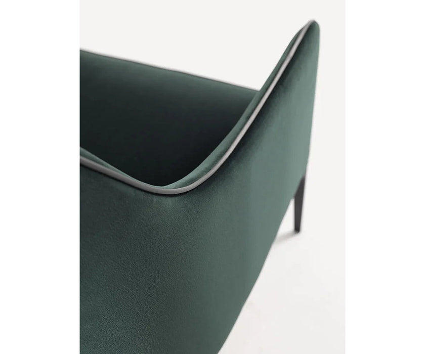 Frigerio Jackie Bergère with solid ashwood legs and premium fabric or leather upholstery at Casa Design Group.