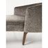 Frigerio Jackie chaise longue with solid ashwood legs and tailored fabric or leather upholstery, available at Casa Design Group.