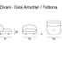 High End Gala Armchair by Living Divani Casa Design Group