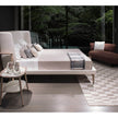 Galet Dormeuse by Giorgetti upholstered chaise lounge with solid ash wood base and elegant contemporary design | Casa Design Group