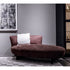 Galet Dormeuse by Giorgetti upholstered chaise lounge with solid ash wood base and elegant contemporary design | Casa Design Group