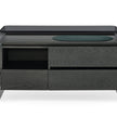 Luxury Holly Dresser by Gallotti&Radice with Glass and Wood Details | Casa Design Group