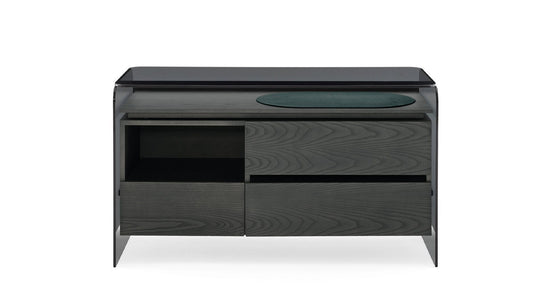 Luxury Holly Dresser by Gallotti&Radice with Glass and Wood Details | Casa Design Group