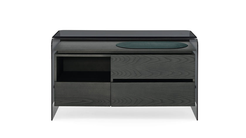 Luxury Holly Dresser by Gallotti&Radice with Glass and Wood Details | Casa Design Group