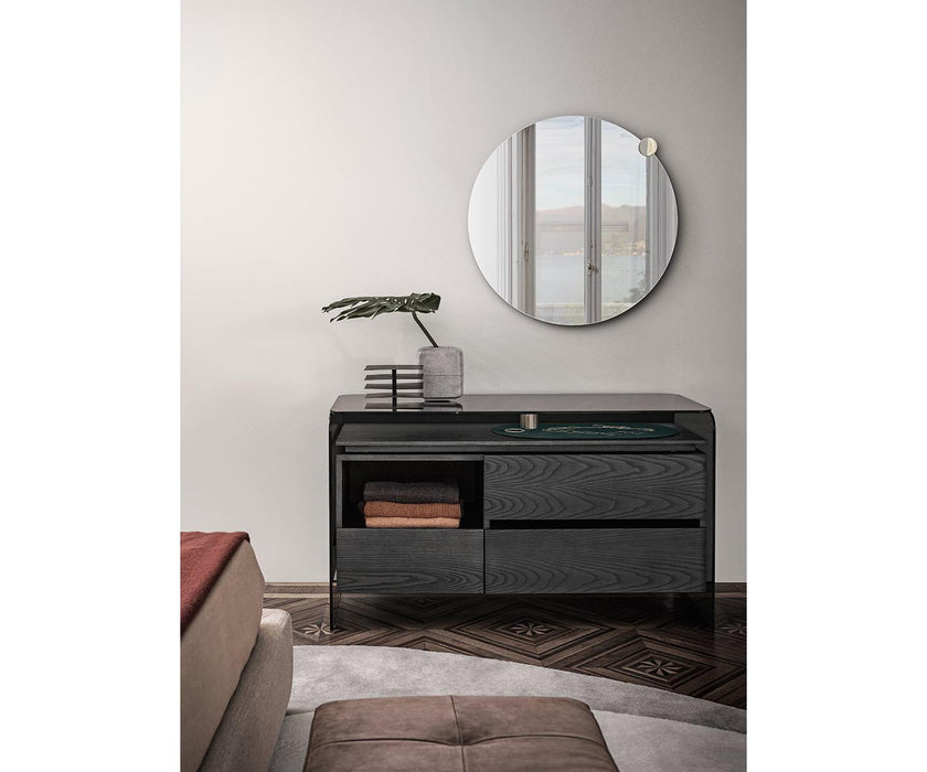 Luxury Holly Dresser by Gallotti&Radice with Glass and Wood Details | Casa Design Group