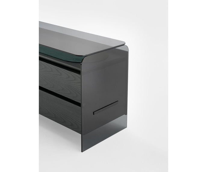Luxury Holly Dresser by Gallotti&Radice with Glass and Wood Details | Casa Design Group