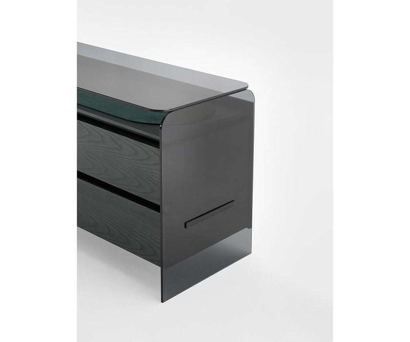 Luxury Holly Dresser by Gallotti&Radice with Glass and Wood Details | Casa Design Group