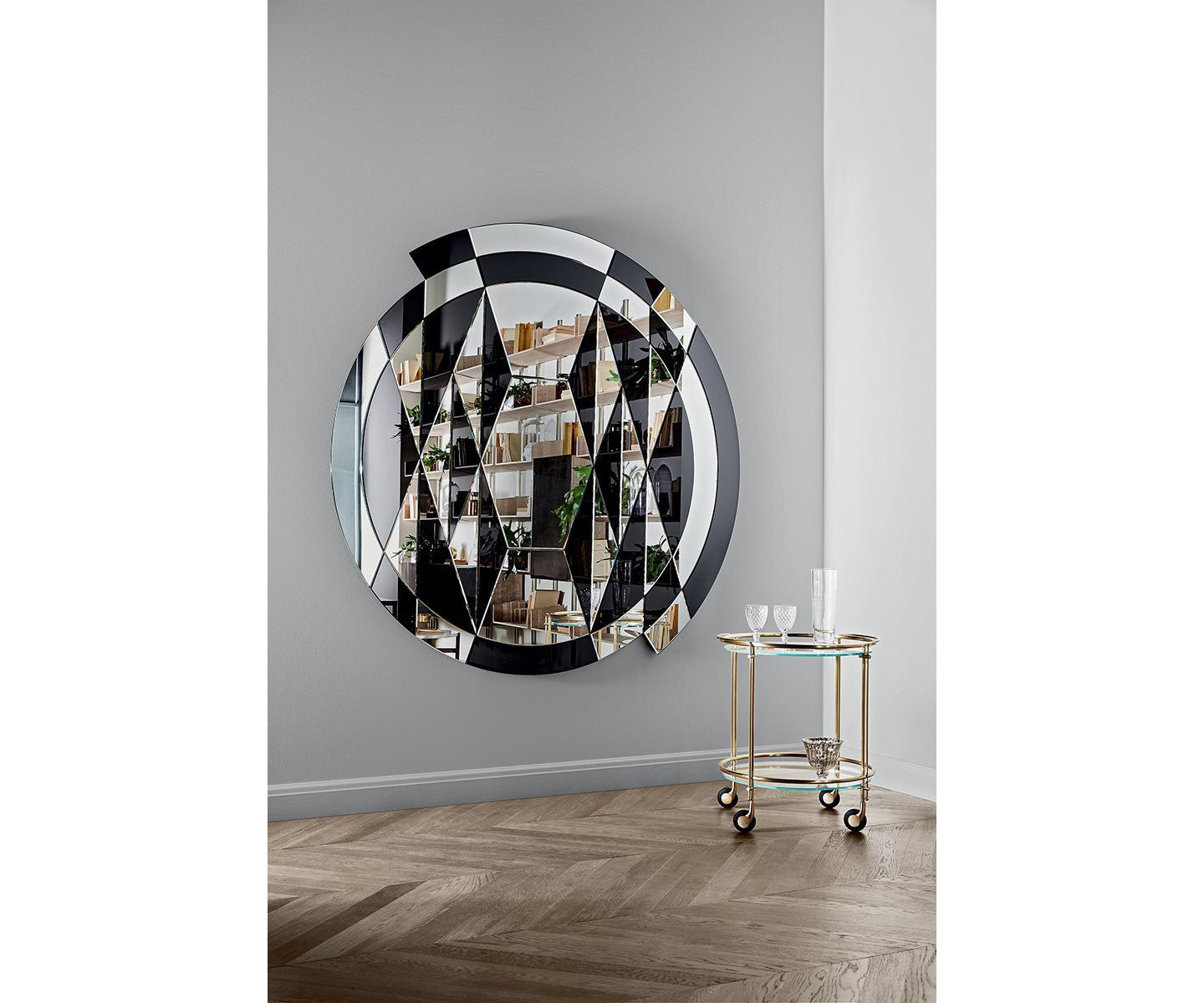 Black & White Beat Mirror | Gallotti&Radice