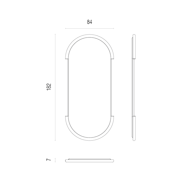Gaston Rectangular Mirror | CPRN Homood