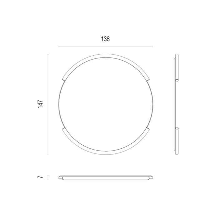 Gaston Round Mirror | CPRN Homood