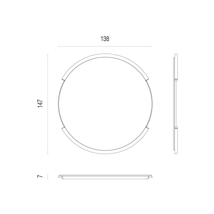 Gaston Round Mirror | CPRN Homood
