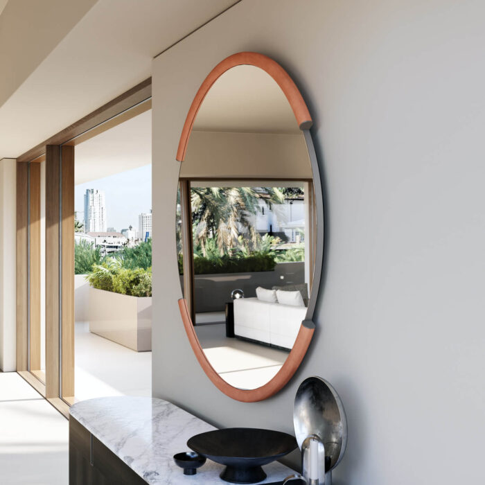 Gaston Round Mirror | CPRN Homood
