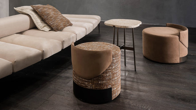 High End Gelly Pouf by Henge Casa Design Group
