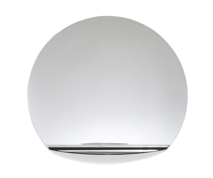 Gibbous mirror by Cassina in bent extra-clear glass with sculptural curved design and optional LED lighting – Casa Design Group