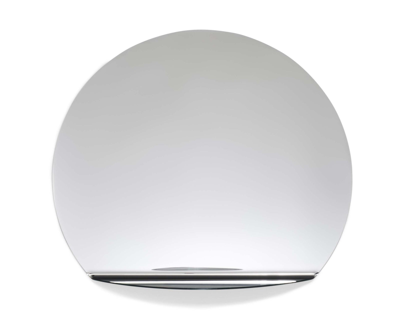 Gibbous mirror by Cassina in bent extra-clear glass with sculptural curved design and optional LED lighting – Casa Design Group