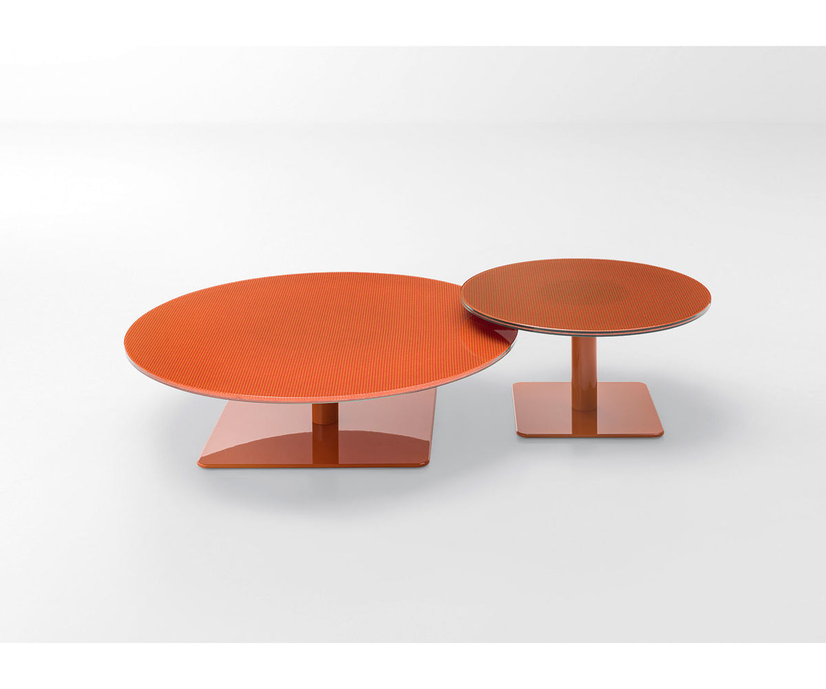 Round Elegant Giro Coffee Table by Paola Lenti Outdoor Furniture Casa Design Group 