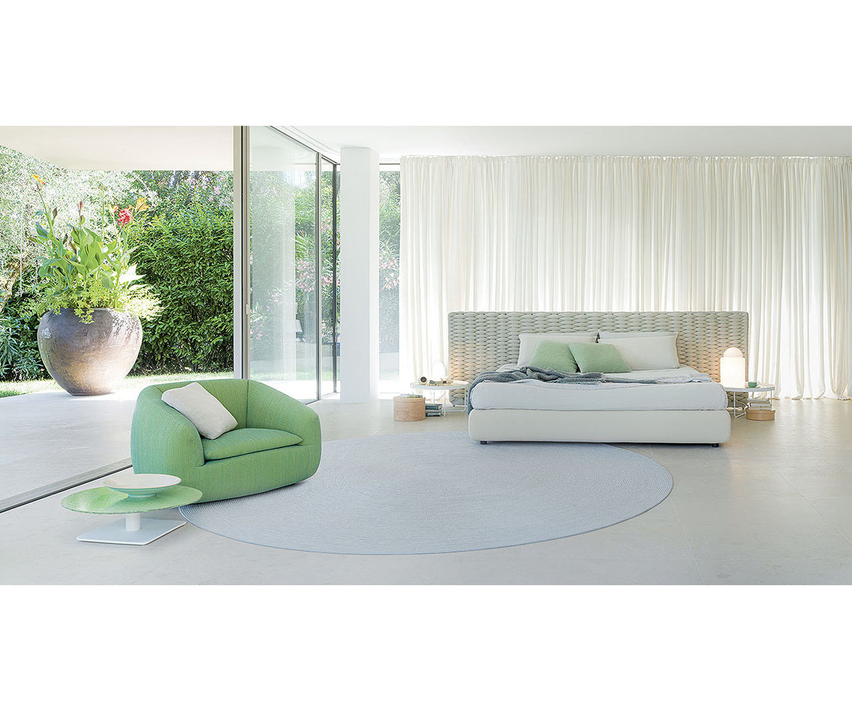 Round Elegant Giro Coffee Table by Paola Lenti Outdoor Furniture Casa Design Group 