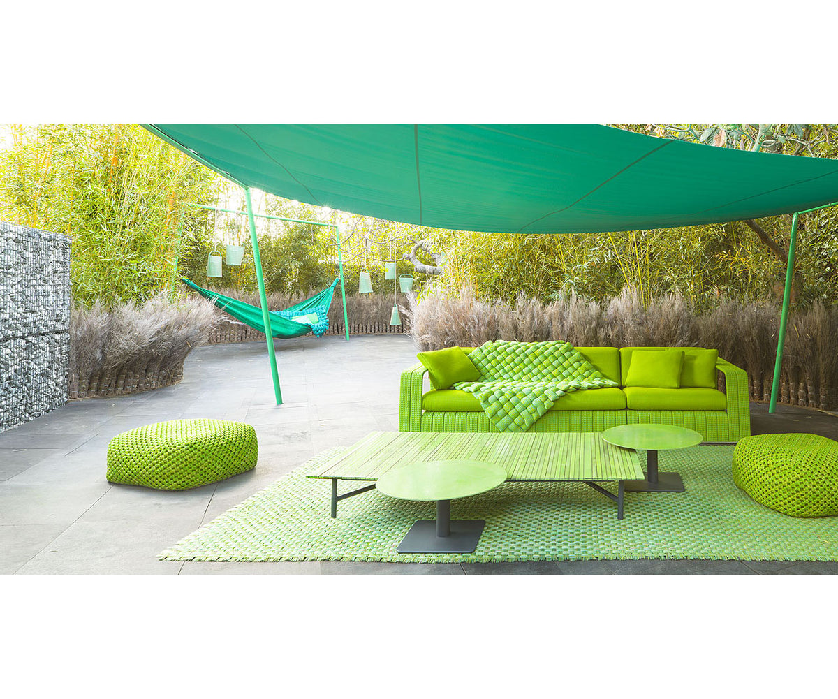 Round Elegant Giro Coffee Table by Paola Lenti Outdoor Furniture Casa Design Group 