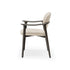 Giselle Dining Armchair with sculpted ashwood frame, curved armrests and upholstered seat and backrest by Cattelan Italia | Casa Design Group