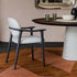 Giselle Dining Armchair with sculpted ashwood frame, curved armrests and upholstered seat and backrest by Cattelan Italia | Casa Design Group