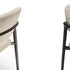 Giselle Dining Armchair with sculpted ashwood frame, curved armrests and upholstered seat and backrest by Cattelan Italia | Casa Design Group