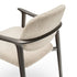 Giselle Dining Armchair with sculpted ashwood frame, curved armrests and upholstered seat and backrest by Cattelan Italia | Casa Design Group