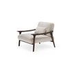 Giselle Lounge Chair with sculpted ashwood frame, integrated wooden armrests and generously upholstered cushions by Cattelan Italia | Casa Design Group