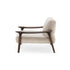 Giselle Lounge Chair with sculpted ashwood frame, integrated wooden armrests and generously upholstered cushions by Cattelan Italia | Casa Design Group